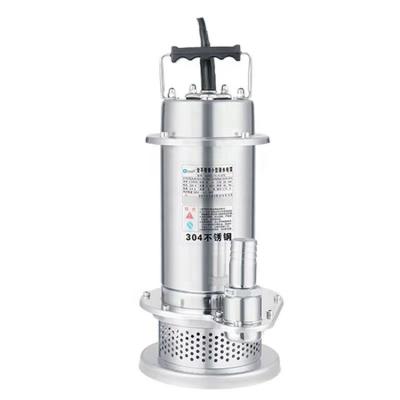 China Low noise 0.5hp 1hp 2hp 3hp 304 stainless steel clean submersible/sewage pump for sale