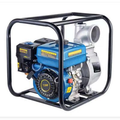 China Low Noise 4 Inch 100 Mm Gasoline Water Agriculture Pumps High Pressure Cast Iron Pump 4 Stroke Fuel Pumps for sale