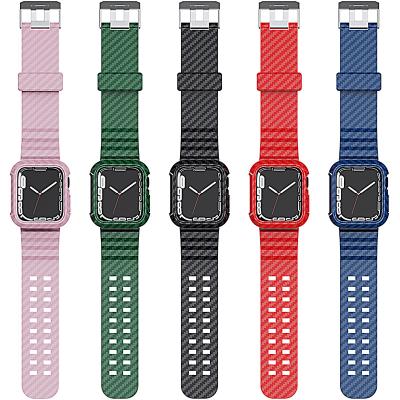 China Luxury.Simple.Fashion Best Sale Lunxury Black And Blue Wrist Strap Carbon Fiber Watch Band  Carbon Fiber Watchband for sale