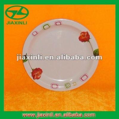 China 10.5” Melamine Disposable Flat Plates for sale