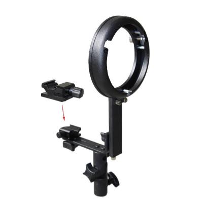 China Metal Photo Studio L Frame LED Stand Bowen Flash Mount For Studio Top Flash Light for sale