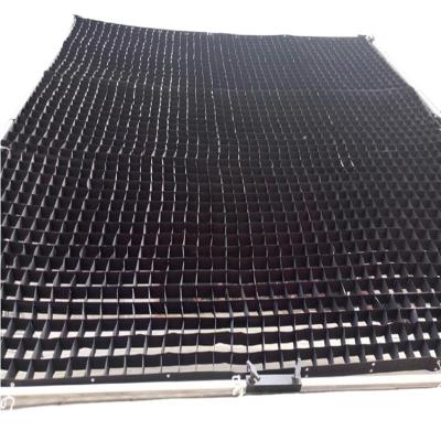 China Photography Grid Soft Black Box Honeycomb Grill 2.4M/3.6M With Straps Egg Crate 2.4*2.4m for sale