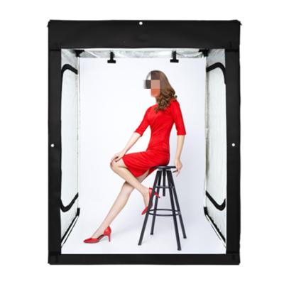 China Portable Large Light Box Photo Light Studio Tent Box Easy Integrated Light Box For Photographic 120*80*160CM for sale