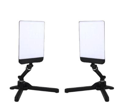 China LED Desktop Photo Light Kit Fill Light Mini Portable Bracket Desk Fill Light ZM-108 for sale