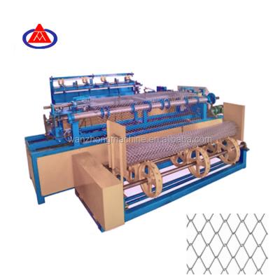 China Garment Shops Chain Link Fence Full Automatic Machine Making Diamond Mesh Machine Professional Manufacturer 600-4000mm 1.3-5.0mm WZ-3000A 30m for sale