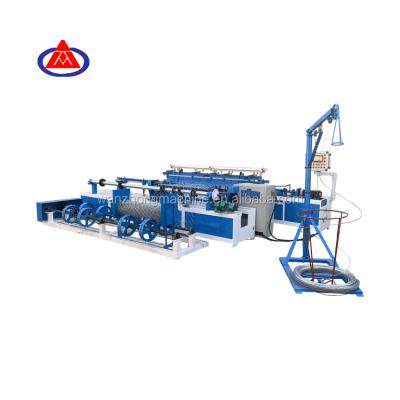 China Full Automatic Single Fence Building Material Stores Wire Chain Link Machine for sale