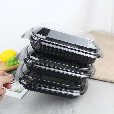 China Freshness Preservation OEM And ODM Customize Disposable Plastic Take Away Bento Lunch Box Food Container for sale