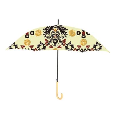 China Bohemian Factory Made Ankara Umbrella African Print Umbrella Kente Straight Umbrella for sale