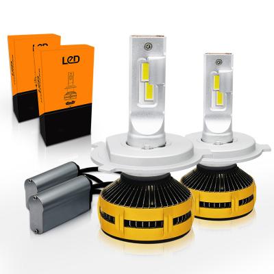 China Aluminum Alloy 120w 12000lm H4 Canbus Headlight Bulbs High Beam Vehicle Cars Led Headlight Bulb HID Kit for sale