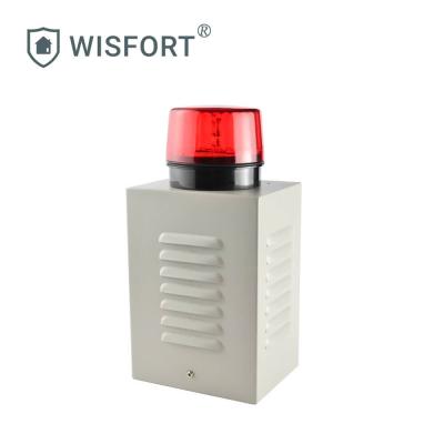 China Outdoor Flash Siren Waterproof Alarm Metal Strobe Loudspeaker for sale