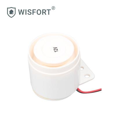 China ABS Plastic Super Loud 120dB Siren Red Indoor Alarm Loudspeaker DC 12V Siren for sale