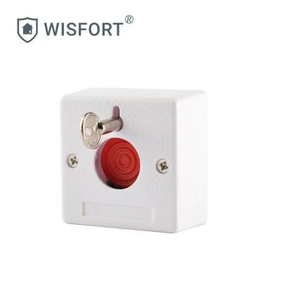 China ABS Plastic NO NC Options Safety Button Alarm Signal Fire Alarm Emergency Switch for sale