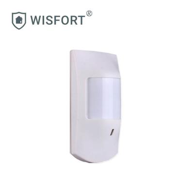 China ABS Plastic PIR Motion Sensor Detector With Rechargeable Battery 433MHz 1527 Code for sale