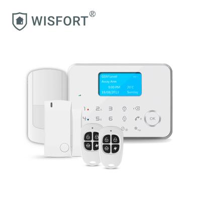 China Plastic Wireless Alarm System DIY Kit Burglar Alarm System ABS Home GSM Security for sale