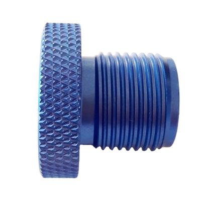 China High quality knurled aluminum turned parts of household appliances anodized cnc machine parts spare parts for sale