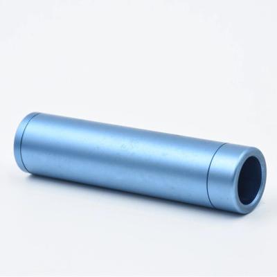 China Custom Machined Black Anodized Aluminum Appliance Flashlight Case Parts Flashlight Case for sale