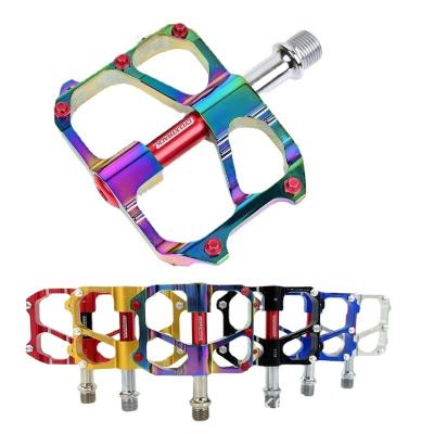 China Ultralight Weight Bicycle Pedal Mtb Bicycle Pedal Lighter 3 Gear Aluminum Alloy Non-slip Pedal for sale