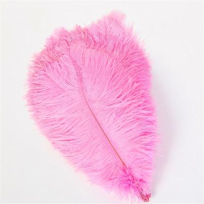 China Factory direct sale handmade cheap big size pink ostrich feather for party decor for sale