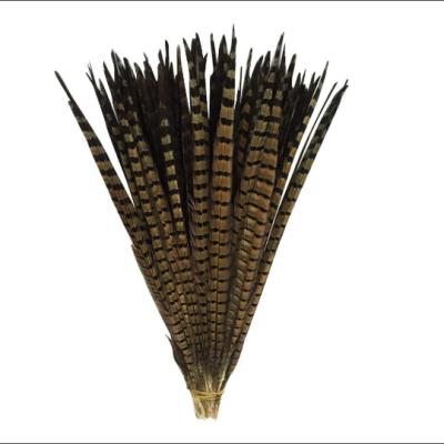 China 100 Handmade Pairs 35-40cm Handmade Pheasant Tail Feathers For Decoration (35-40cm) Nature Pheasant Feathers for sale