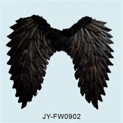 China Black or White Angel Feather Wings Photo Prop Wedding Party Stage Show Costume for sale