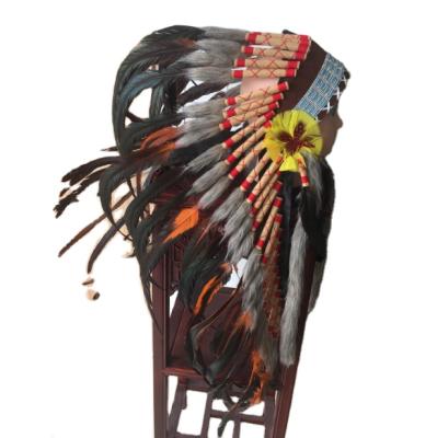 China Indian feather factory supplier feather headdress for sale