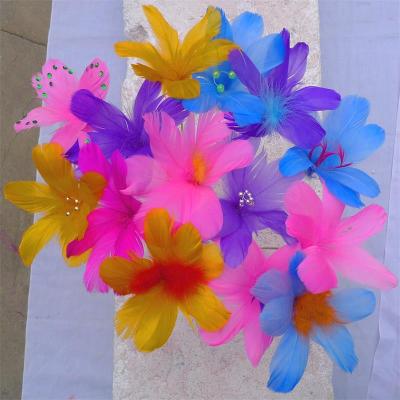 China Wholesale Good Quality Environmental Home Decoration Cheap Flowers Feather Artificial Flowers for sale