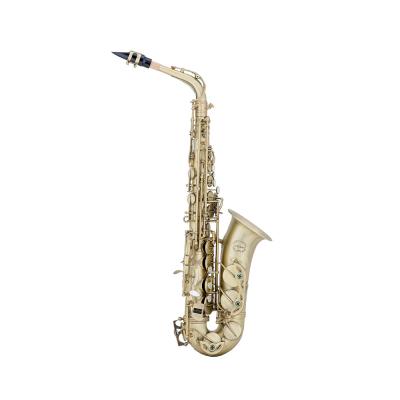 China Brush Alto Saxophone Antique Finish Brass Vintage Sax for sale