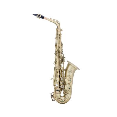 China Brush Finish Musical Alto Saxophone Instrument for sale