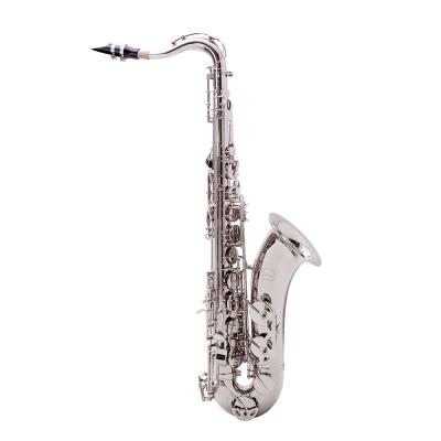 China Nickel Professional Nickel Silver Tenor Sax High F# Engraving Sax for sale