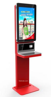 Cina Elegant Bill Payment Kiosk Free Standing / Wall Mounted Support Cash Payment in vendita