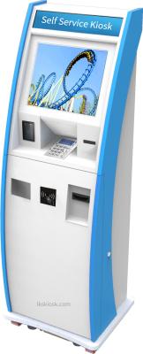 Cina All in one Custom Bill Payment Kiosk,Interactive Kiosk, ATM Machine with Bank Card Reader & Cash Dispensser in vendita