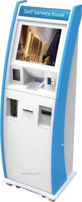 Cina All In One Custom Bill Payment Kiosk ,Interactive Kiosk, ATM Machine With Bank Card Reader & Cash Dispensser in vendita