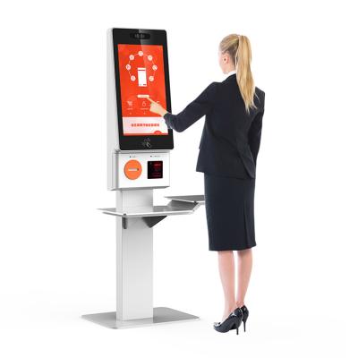 China MSR / IC / NFC Card Reader Self Service Checkout Kiosk With Multiple Functions for sale