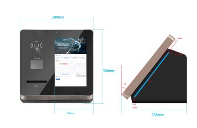 China 13.3 inch Custom Desktop Self-Service Kiosk /Payment kiosk,Mini Payment kiosk/Free Standing Kiosk with/without Cash for sale