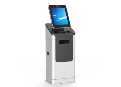 China Hotel Self Service Kiosk With QR Code Scanner RFID Card Reader NFC Reader A4 Printer zu verkaufen