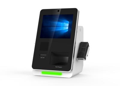 China Android OS Windows System Self Service Payment Machine 15 Inch for Hotel Te koop