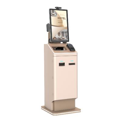 Cina Self Service Kiosk For Hotels With Printer QR Code Scanner Cash Recycler in vendita