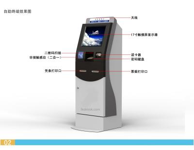 Китай Self Ticket Vending Machine Airline LKS Self Service Kiosk 1 Year Warranty продается