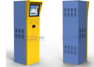 Cina Parking Ticket Vending Machine Half Outdoor Kiosk With Member Card Credit Card Reader in vendita