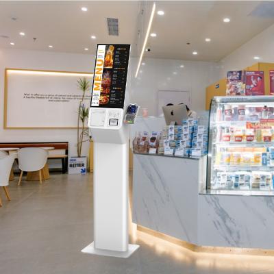 China 21.5 Inch Android Linux Windows Touchscreen Self Ordering Pos Terminal Digital Self-service Payment Kiosk à venda