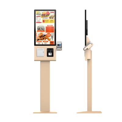 China Self Ordering Touch Screen Information Kiosk Floor Standing For Windows And Android Platforms Te koop