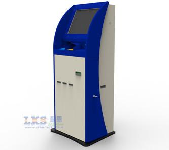 China Card Dispenser Check In Kiosk , Custom Logo Enclosure Bespoken Kiosk for sale