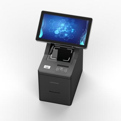 Китай Hotel Self Service 65W Check In Kiosk With MIC Key Card Dispenser продается