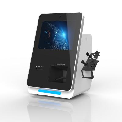 Китай Self Guest Check In Kiosk With Credit Card Payment And QR Reader Key Card Encoder продается