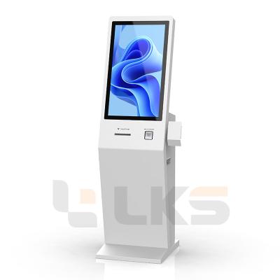 Cina Capacitive Touch Screen Self Service Kiosk Machine for Visitor Registration and Payment in vendita