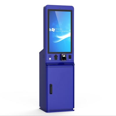 China IP67 Outdoor Parking Payment Kiosk With Cash Acceptor And Credit Card Reader Te koop