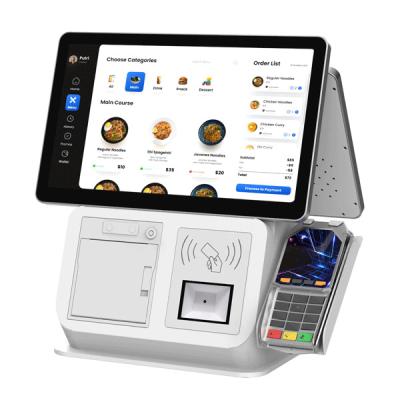 Κίνα Dual Screen 15.6inch Pos System With Receipt Printer And Barcode Scanner Retail Machine προς πώληση