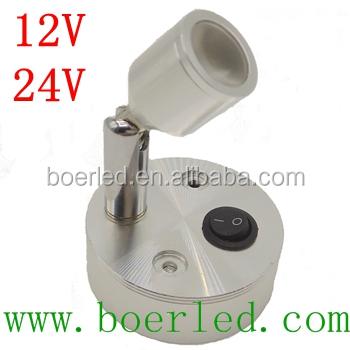 China 1W 12V 24V Modern INBOARD LED YACHT READING LIGHT for sale