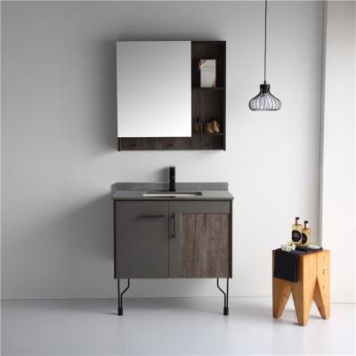 China New Design Durable Best Selling Modern Waterproof PVC Cabinet Bathroom Vanity for sale