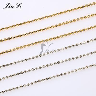 China Nail Art Salon Hot Fashion Various Shapes Nail Art Alloy Decorations Manicure DIY Nail Studs Ring Buckle Metal 3D Chains for sale